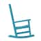 Flash Furniture Blue All-Weather Classic Outdoor Rocking Chair LE-HMP-2002-110-BL-GG - alternate 8